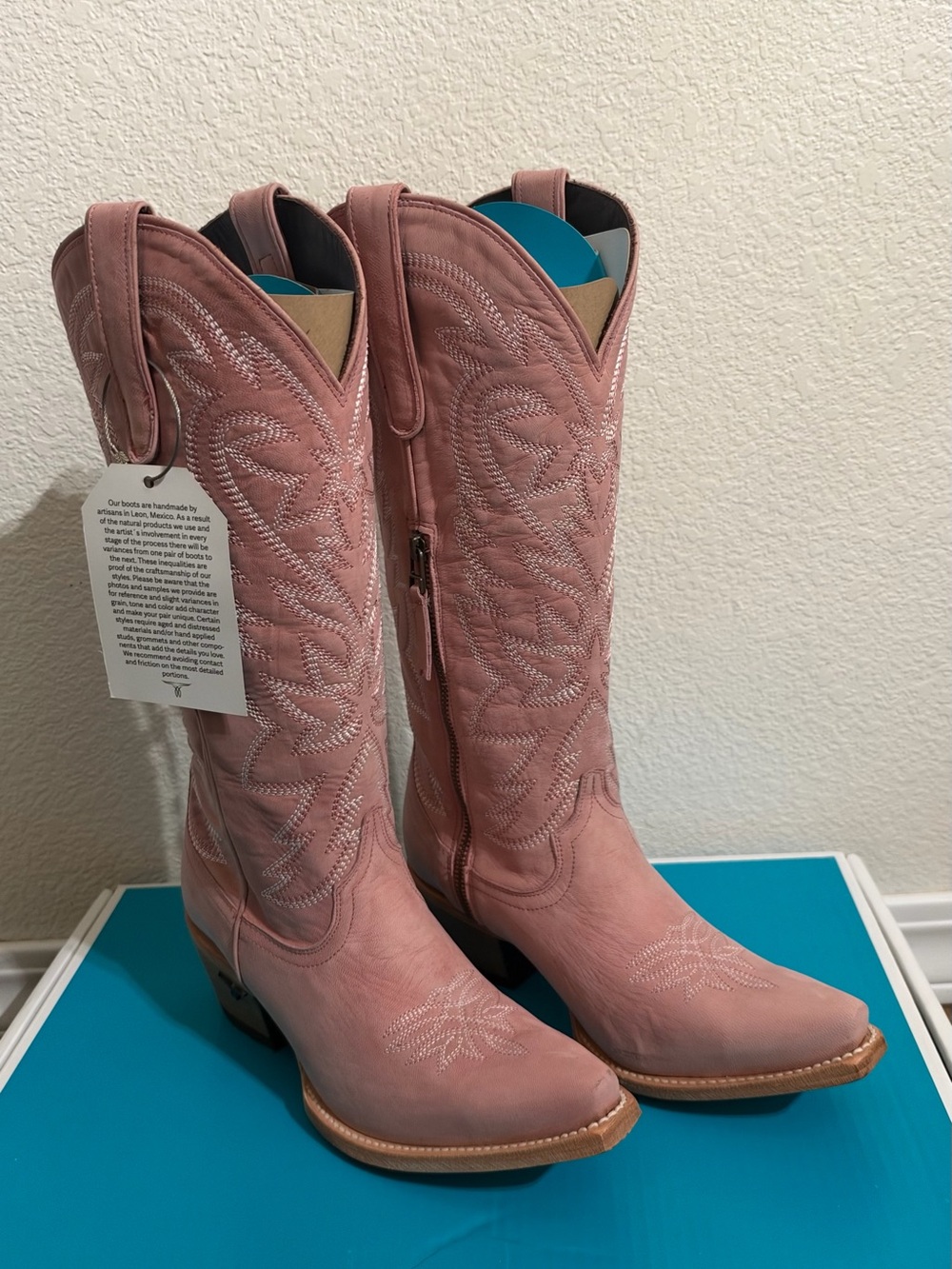 NWT Lane Boots x Marijka Smokeshows in Blush